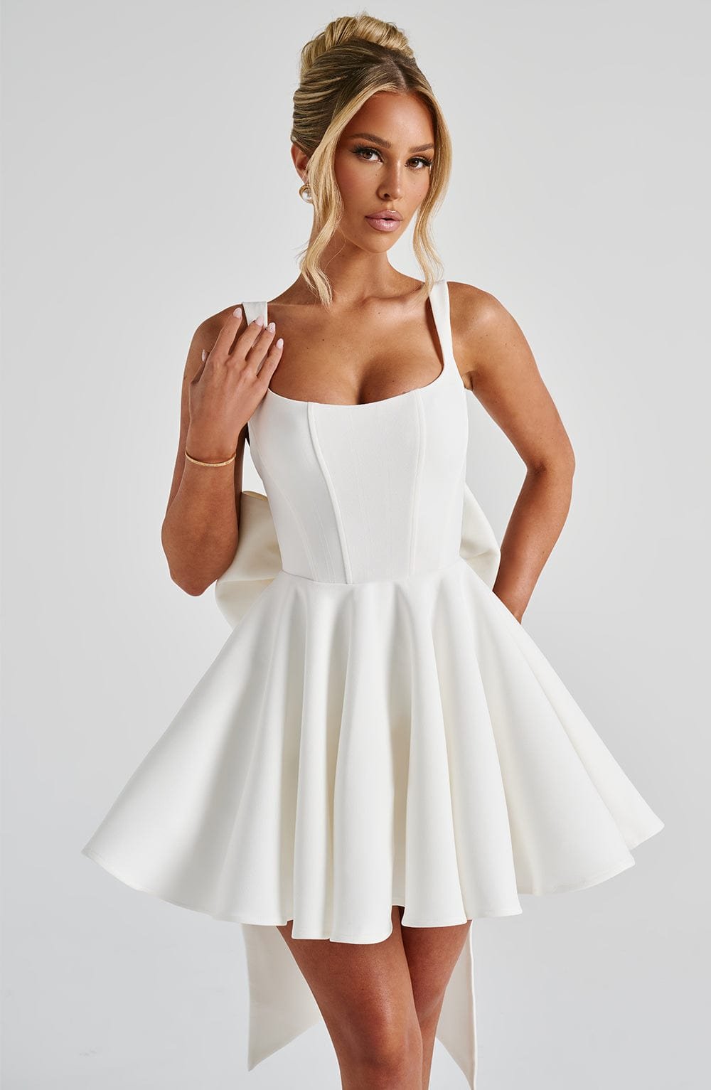 rue-mini-dress-ivory-dress-babyboo-fashion-32852102316095 Rue Mini Dress - Ivory - Image 1